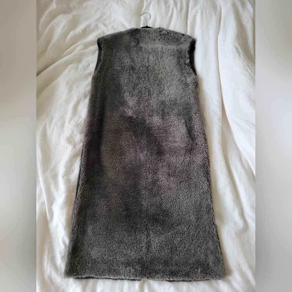 HOST PICK! Helmut Lang Shearling Reversible Vest - Picture 7 of 7